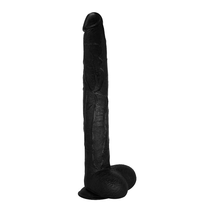 43cm XXL Dildo no Vibrator Sex Toy Saugnapf Penis Anal PVC 3D Adern Hoden