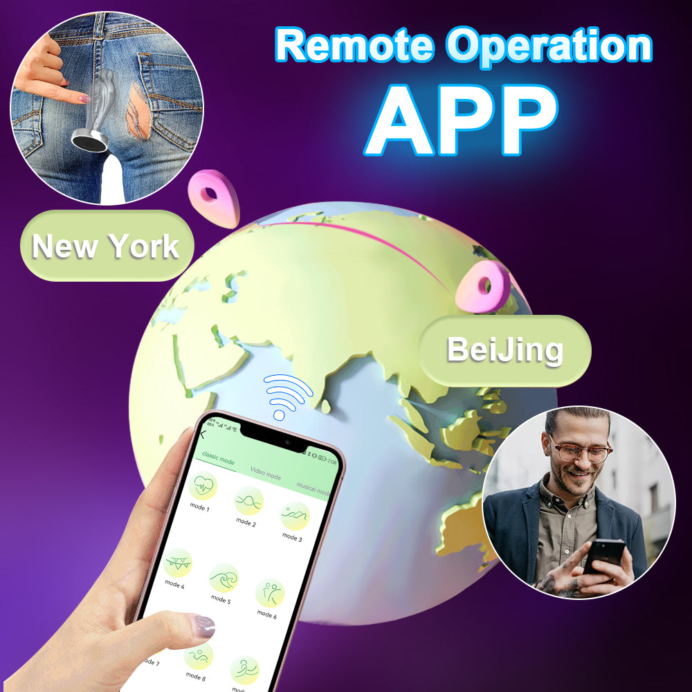 App-gesteuerte Sexspielzeuge, globale Verbindung