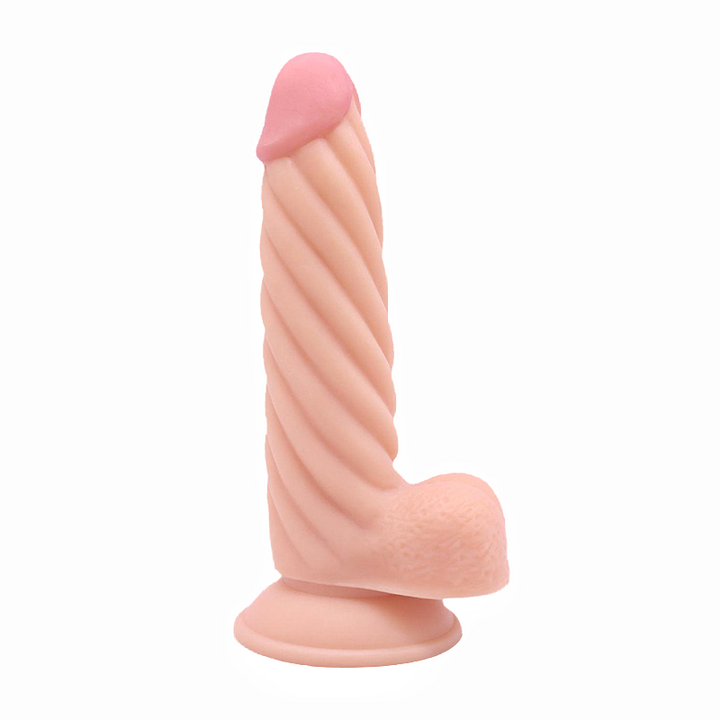 22cm Dildo no Vibrator Sex Toy Saugnapf Penis Anal PVC 3D Adern Hoden gewellt