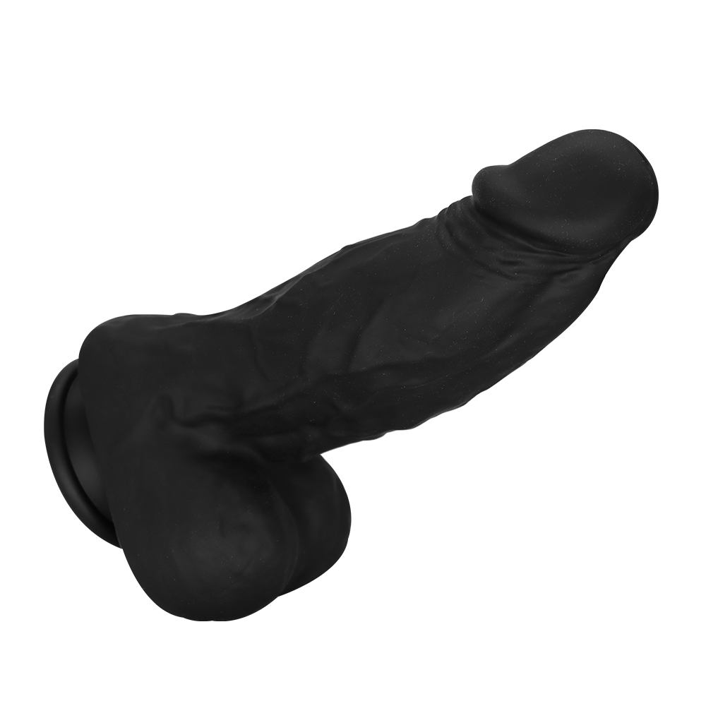 22cm Dildo without Vibrator Sex Toy Suction Cup Penis Anal PVC 3D Veins Testicles