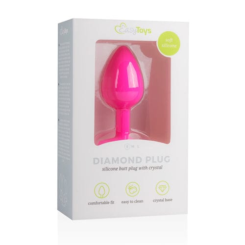 Easytoys Analplugs Default Easytoys Analplug Diamond Analplug klein - pink diskret bestellen bei marielove