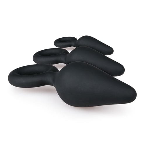 Easytoys Analplugs Default Easytoys Analplug Schwarze Buttplugs mit Rückholring - Set diskret bestellen bei marielove