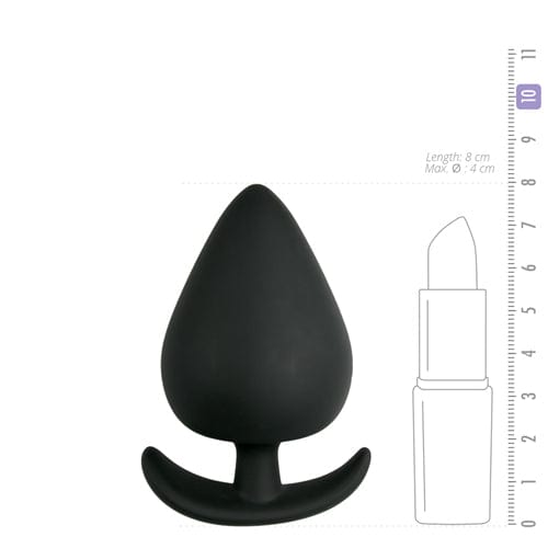 Easytoys Analplugs Default Easytoys Analplug Schwarzer Anker-Buttplug - Schwarz diskret bestellen bei marielove