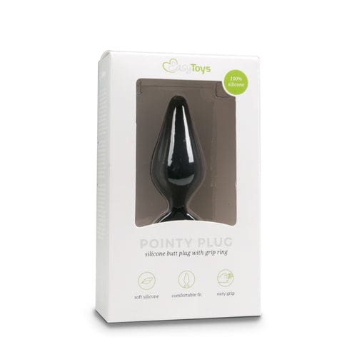 Easytoys Analplugs Default Easytoys Analplug Schwarzer Buttplug mit Zugring - Groß diskret bestellen bei marielove