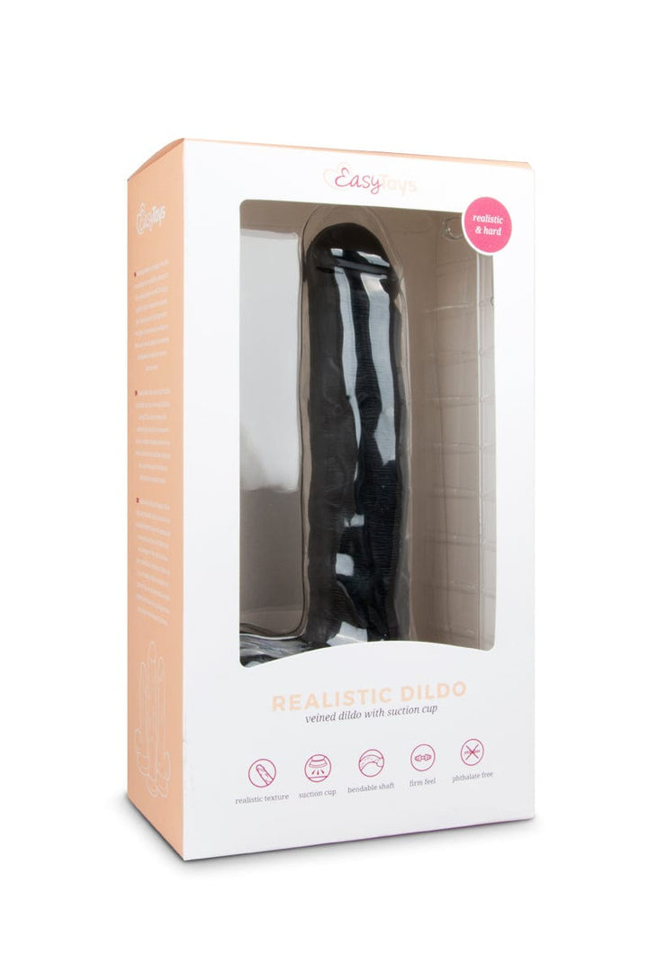 Easytoys XXL Dildos Easytoys Riesendildo Realistischer schwarzer Dildo - 29,5 cm diskret bestellen bei marielove