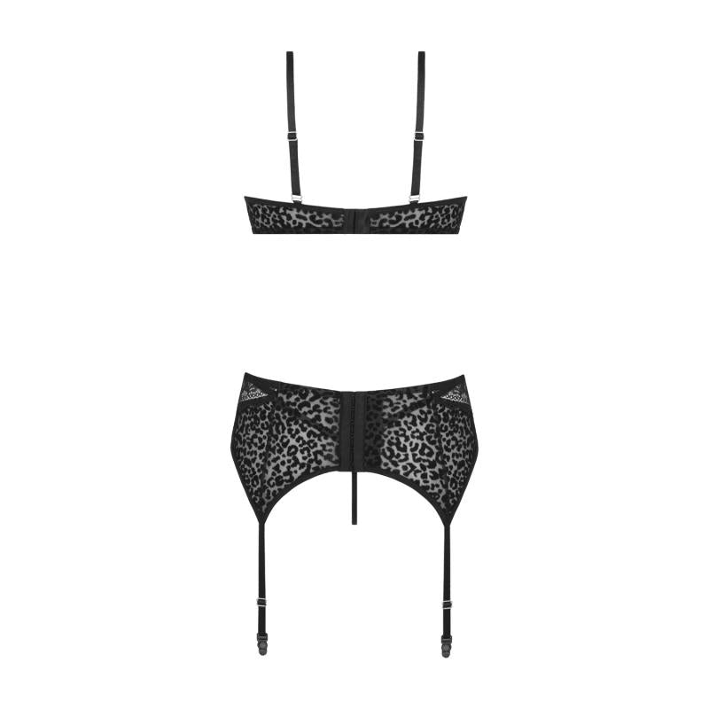 Leopardenmuster Dessous-Set